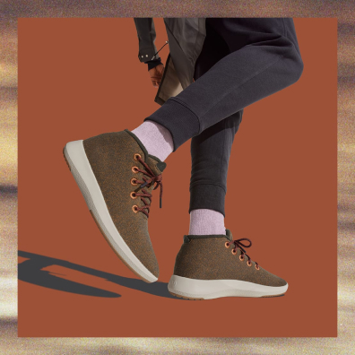 brown shoes