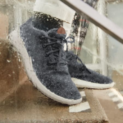 gray sneaker for rain